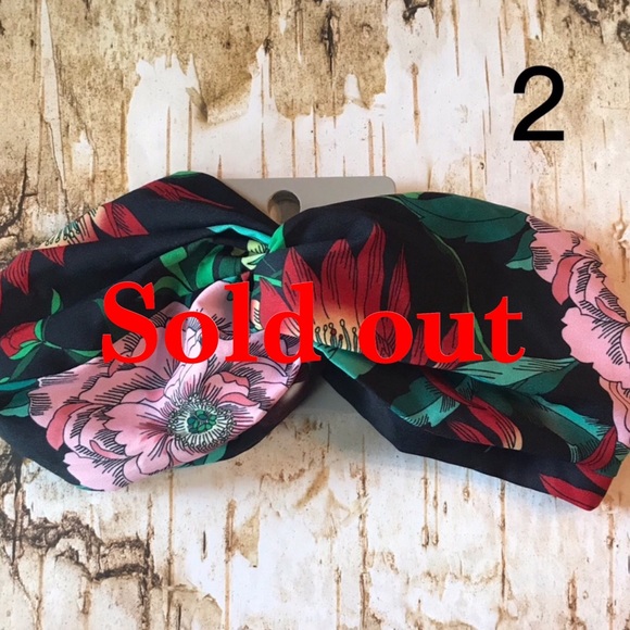 Zara Floral Turban Headband - Picture 3 of 7